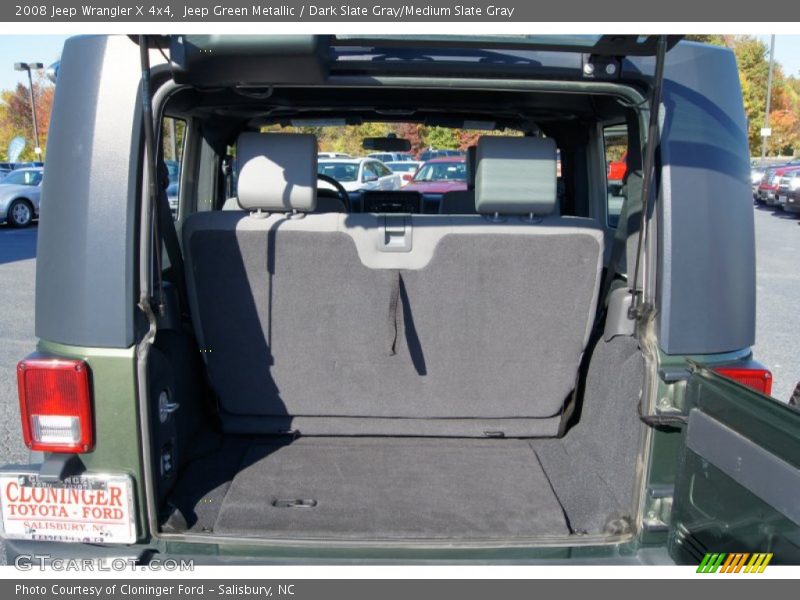 Jeep Green Metallic / Dark Slate Gray/Medium Slate Gray 2008 Jeep Wrangler X 4x4