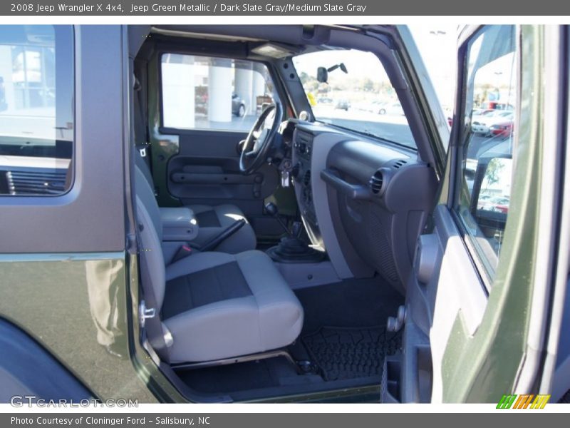 Jeep Green Metallic / Dark Slate Gray/Medium Slate Gray 2008 Jeep Wrangler X 4x4