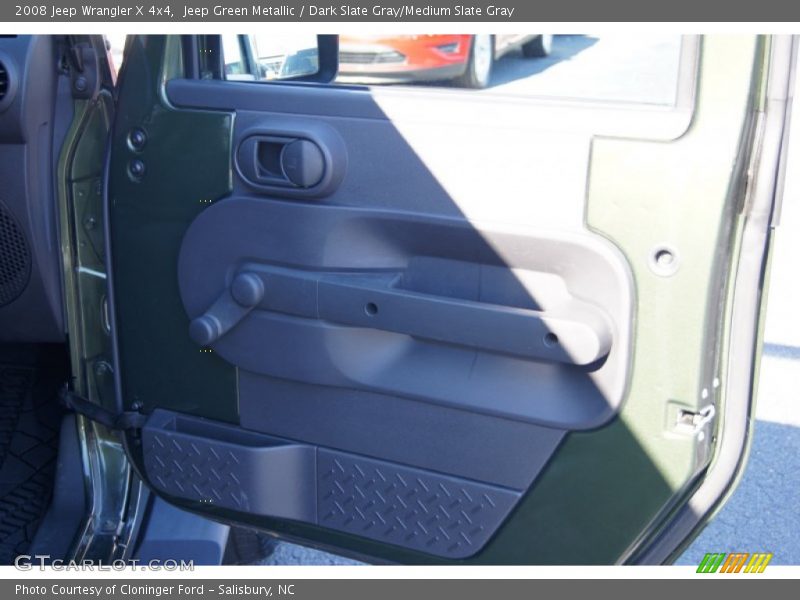 Jeep Green Metallic / Dark Slate Gray/Medium Slate Gray 2008 Jeep Wrangler X 4x4