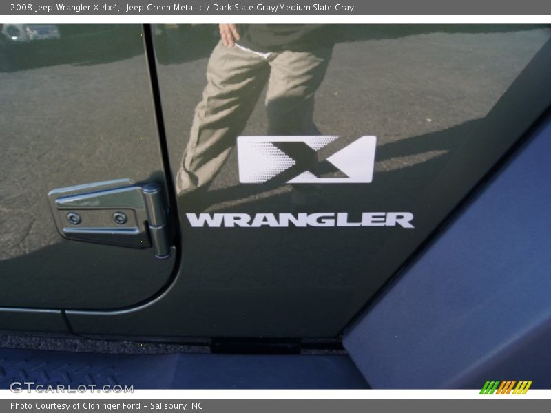 Jeep Green Metallic / Dark Slate Gray/Medium Slate Gray 2008 Jeep Wrangler X 4x4