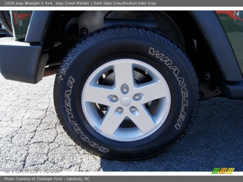 Jeep Green Metallic / Dark Slate Gray/Medium Slate Gray 2008 Jeep Wrangler X 4x4