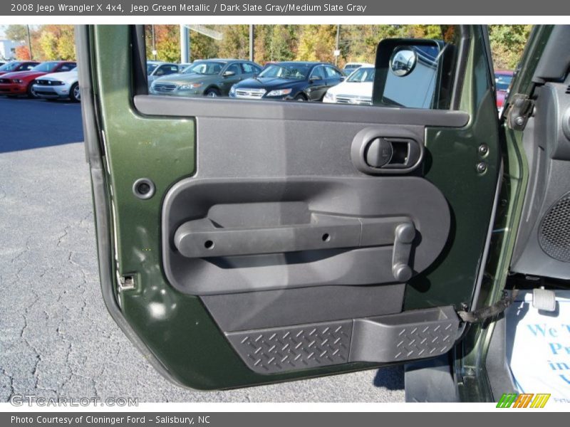 Jeep Green Metallic / Dark Slate Gray/Medium Slate Gray 2008 Jeep Wrangler X 4x4