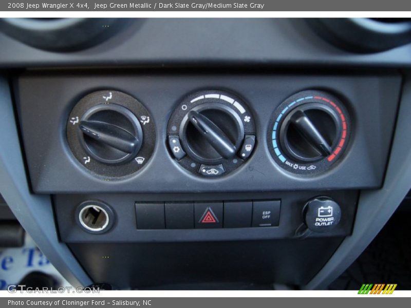 Jeep Green Metallic / Dark Slate Gray/Medium Slate Gray 2008 Jeep Wrangler X 4x4