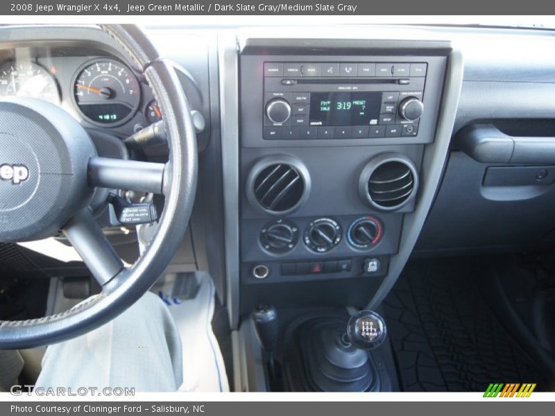 Jeep Green Metallic / Dark Slate Gray/Medium Slate Gray 2008 Jeep Wrangler X 4x4