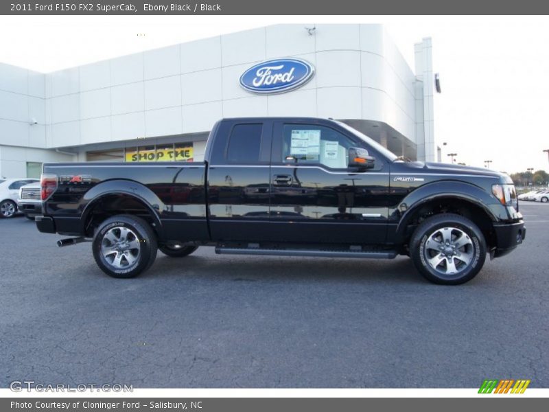 Ebony Black / Black 2011 Ford F150 FX2 SuperCab