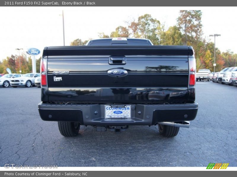 Ebony Black / Black 2011 Ford F150 FX2 SuperCab