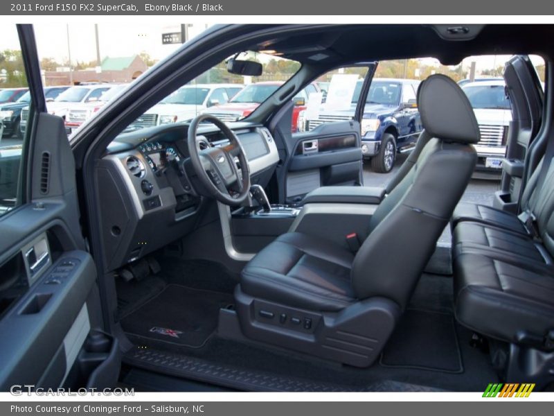  2011 F150 FX2 SuperCab Black Interior