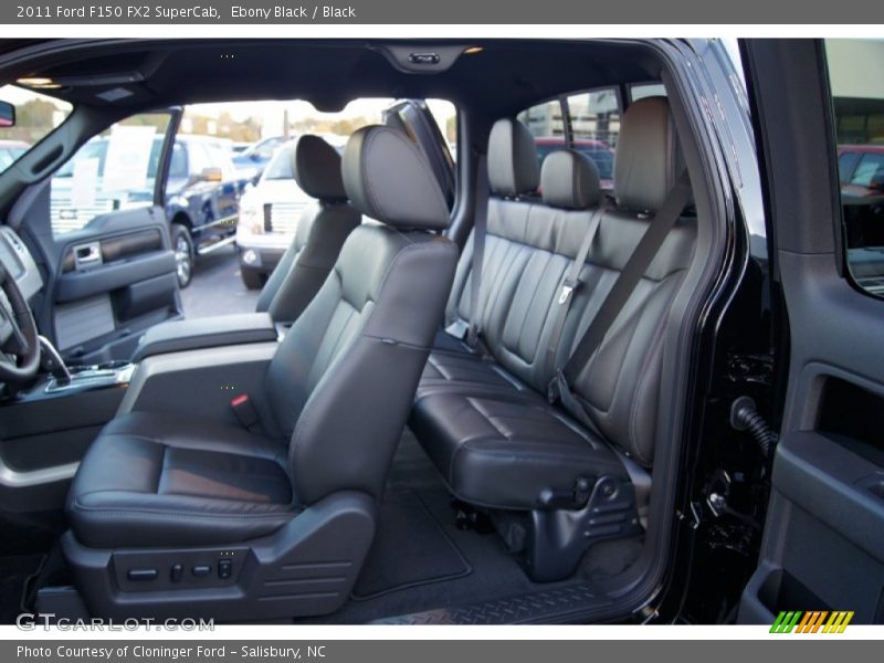  2011 F150 FX2 SuperCab Black Interior