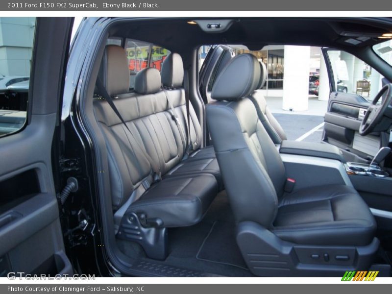  2011 F150 FX2 SuperCab Black Interior