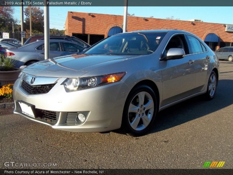Palladium Metallic / Ebony 2009 Acura TSX Sedan