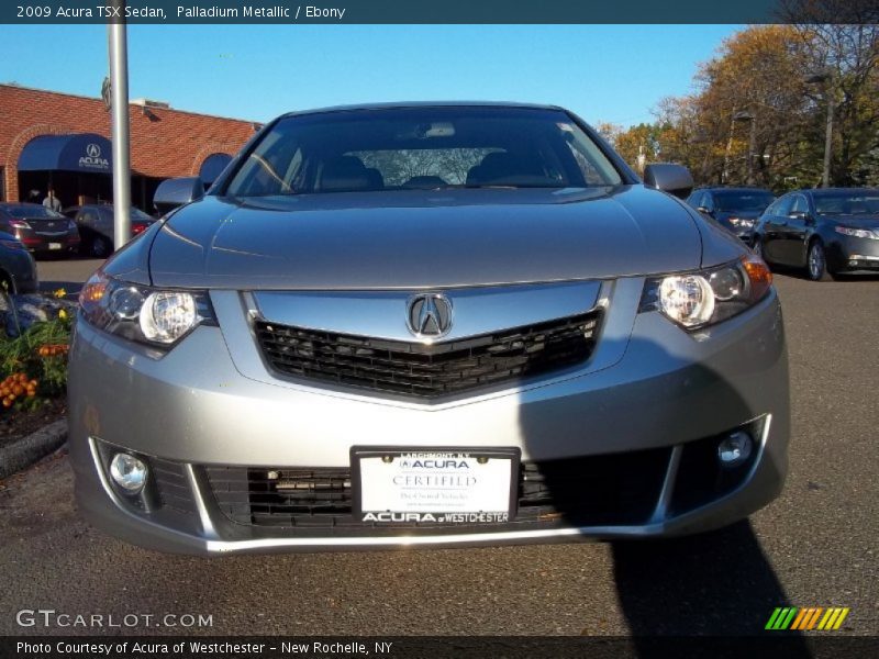 Palladium Metallic / Ebony 2009 Acura TSX Sedan