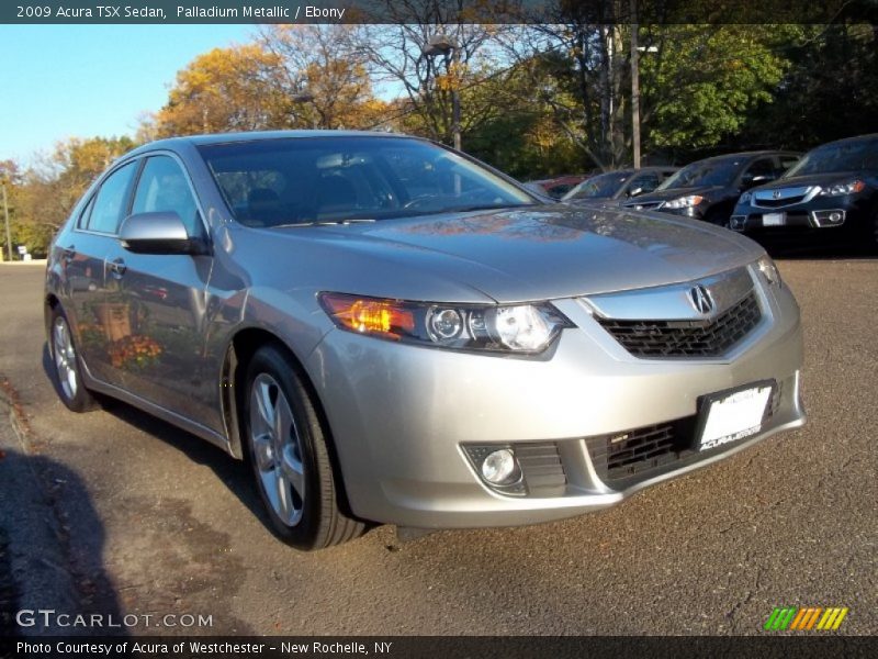 Palladium Metallic / Ebony 2009 Acura TSX Sedan