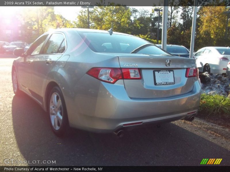 Palladium Metallic / Ebony 2009 Acura TSX Sedan