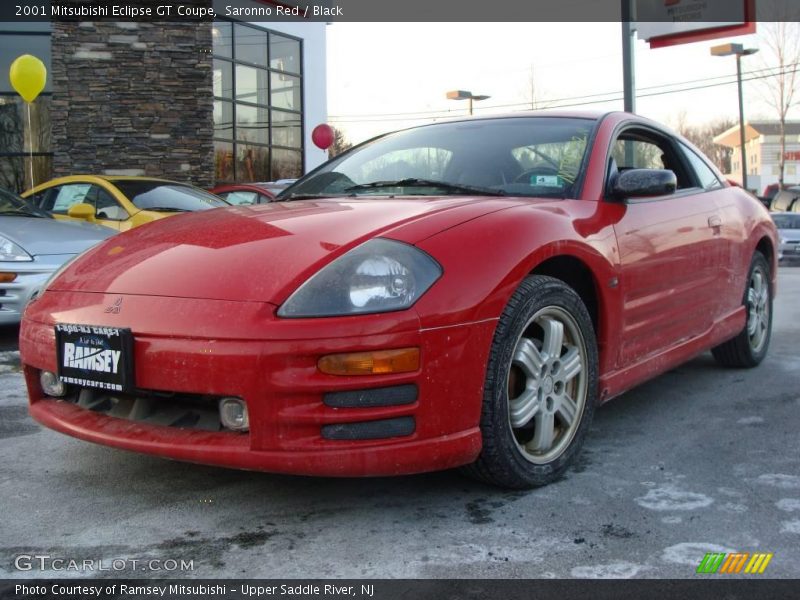 Saronno Red / Black 2001 Mitsubishi Eclipse GT Coupe