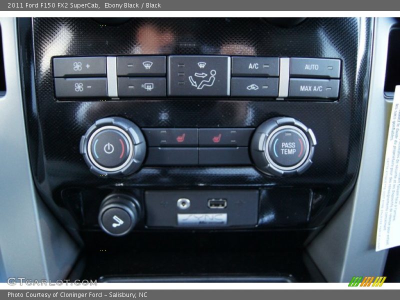 Controls of 2011 F150 FX2 SuperCab