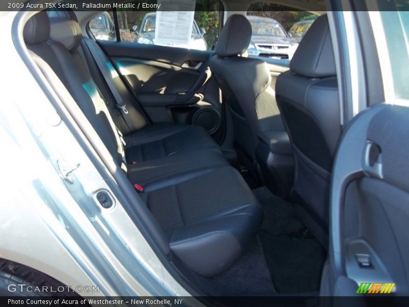Palladium Metallic / Ebony 2009 Acura TSX Sedan