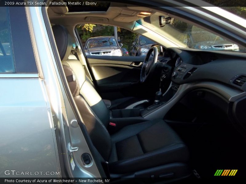 Palladium Metallic / Ebony 2009 Acura TSX Sedan