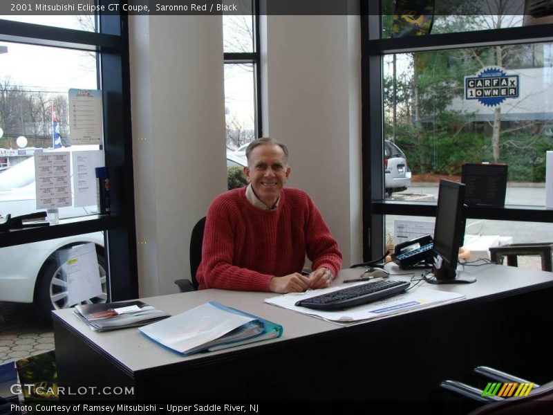 Saronno Red / Black 2001 Mitsubishi Eclipse GT Coupe