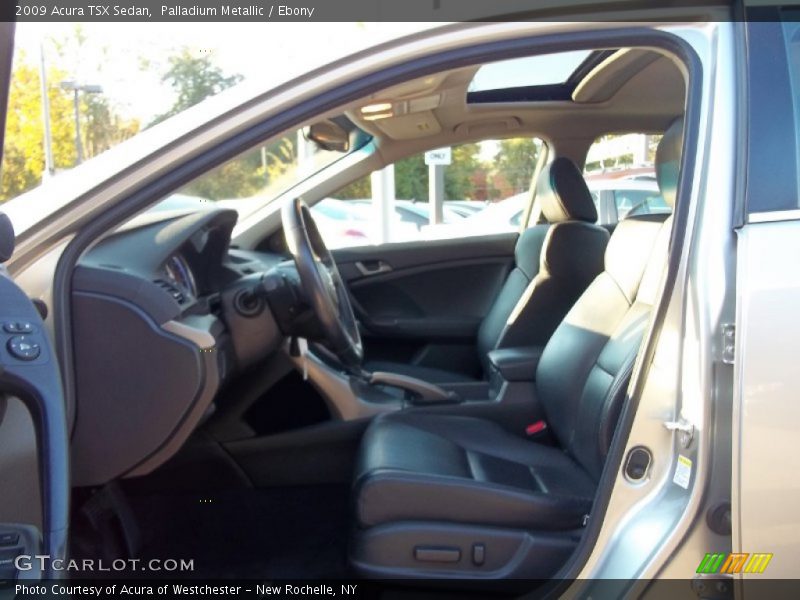 Palladium Metallic / Ebony 2009 Acura TSX Sedan