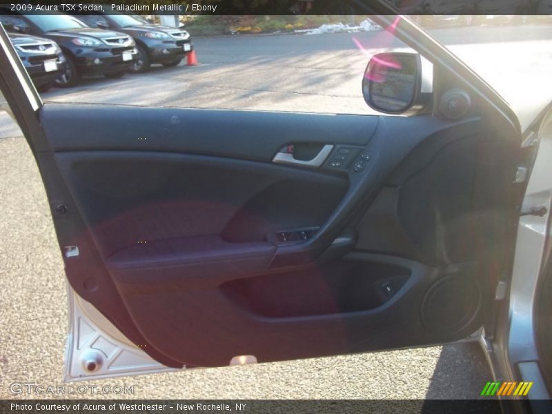 Palladium Metallic / Ebony 2009 Acura TSX Sedan