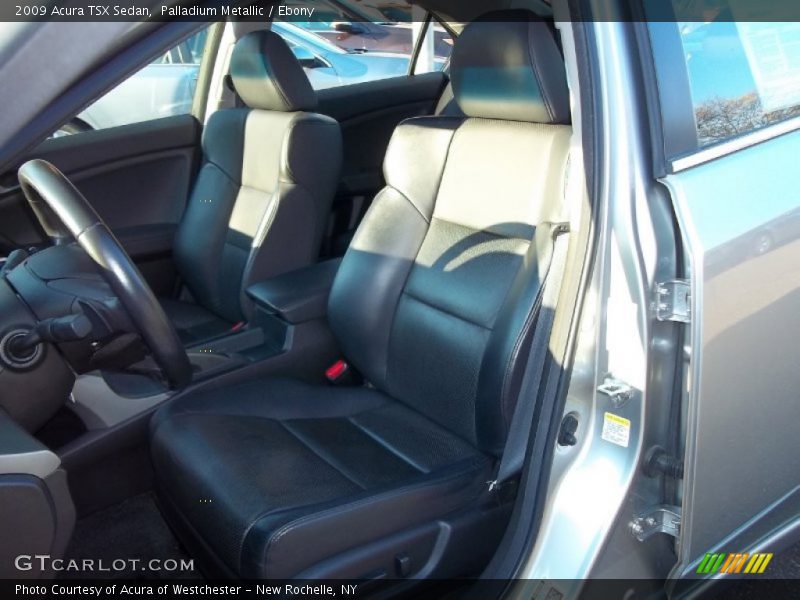Palladium Metallic / Ebony 2009 Acura TSX Sedan