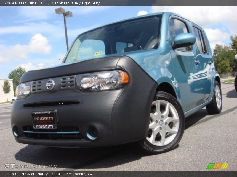 Caribbean Blue / Light Gray 2009 Nissan Cube 1.8 SL