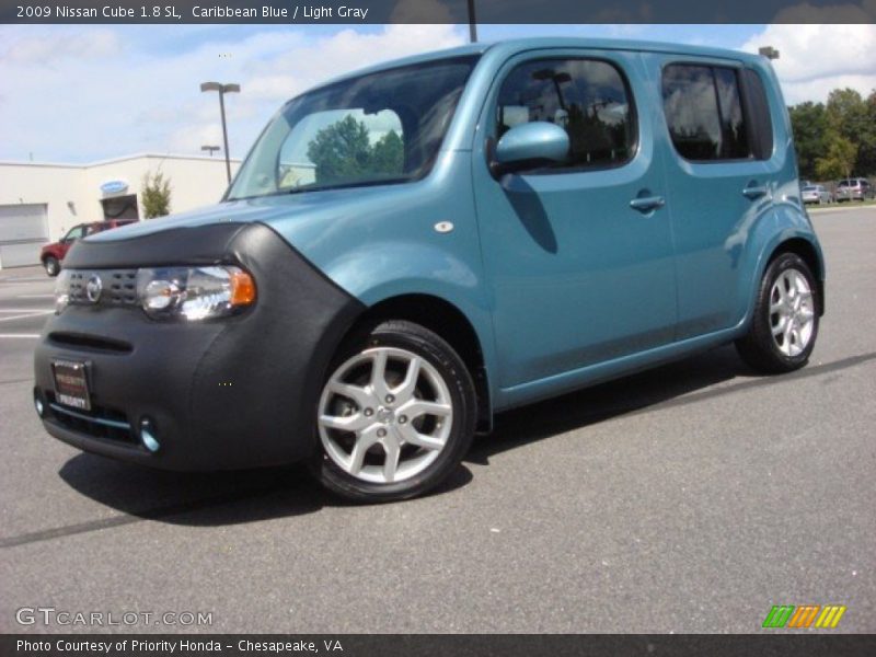Caribbean Blue / Light Gray 2009 Nissan Cube 1.8 SL