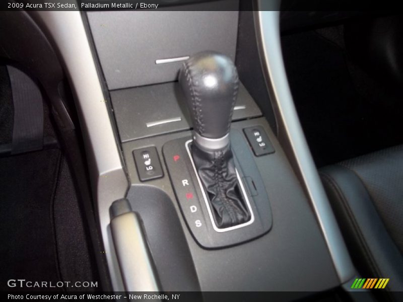 Palladium Metallic / Ebony 2009 Acura TSX Sedan
