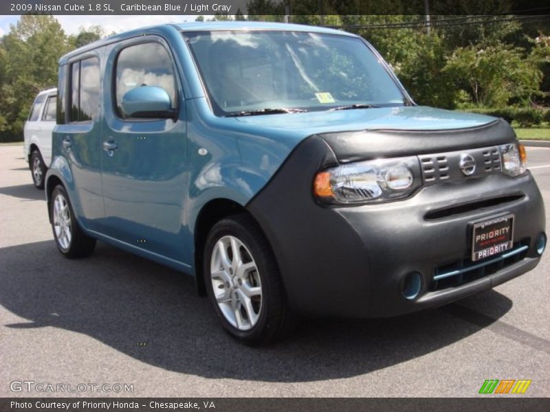 Caribbean Blue / Light Gray 2009 Nissan Cube 1.8 SL