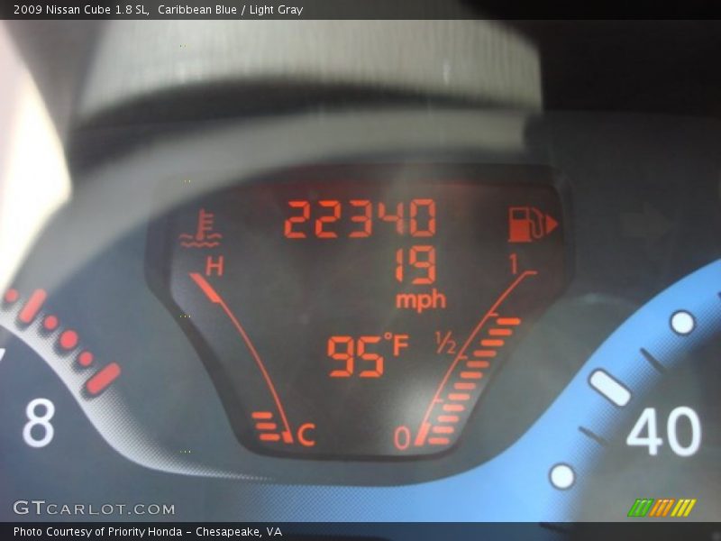 Caribbean Blue / Light Gray 2009 Nissan Cube 1.8 SL