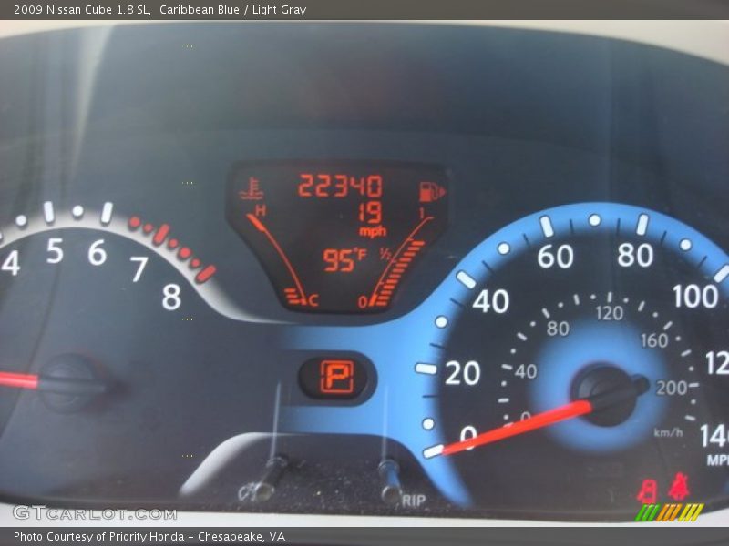 Caribbean Blue / Light Gray 2009 Nissan Cube 1.8 SL