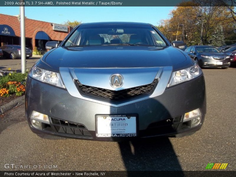 Polished Metal Metallic / Taupe/Ebony 2009 Acura TL 3.7 SH-AWD
