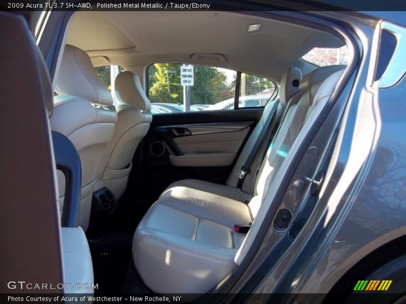 Polished Metal Metallic / Taupe/Ebony 2009 Acura TL 3.7 SH-AWD