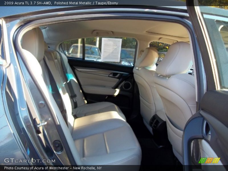 Polished Metal Metallic / Taupe/Ebony 2009 Acura TL 3.7 SH-AWD
