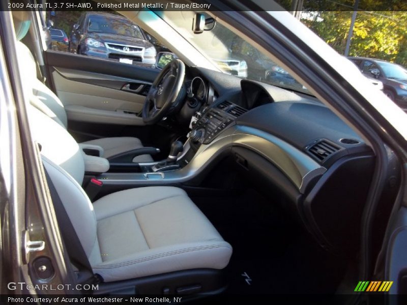 Polished Metal Metallic / Taupe/Ebony 2009 Acura TL 3.7 SH-AWD