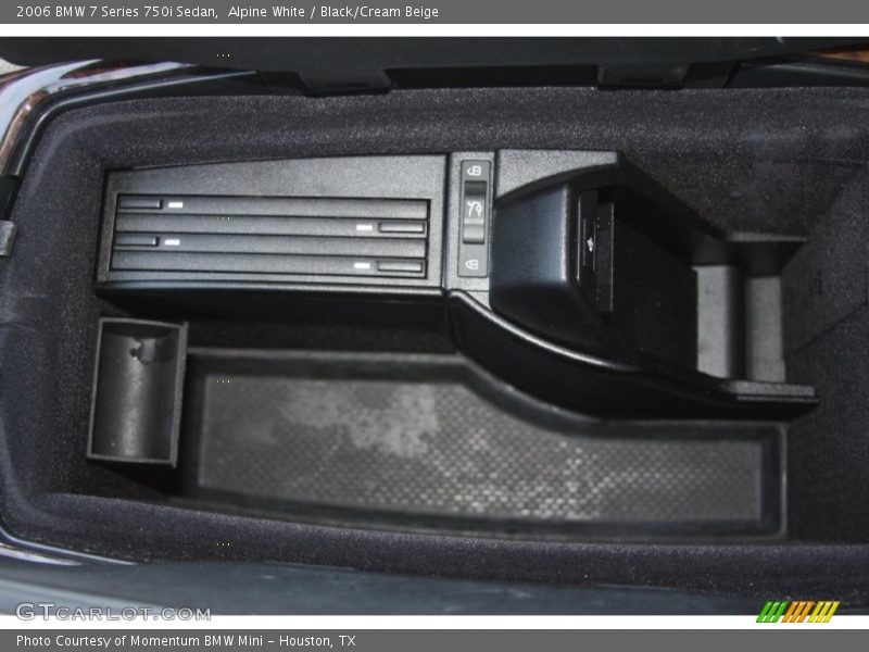 Alpine White / Black/Cream Beige 2006 BMW 7 Series 750i Sedan
