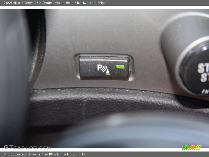 Alpine White / Black/Cream Beige 2006 BMW 7 Series 750i Sedan