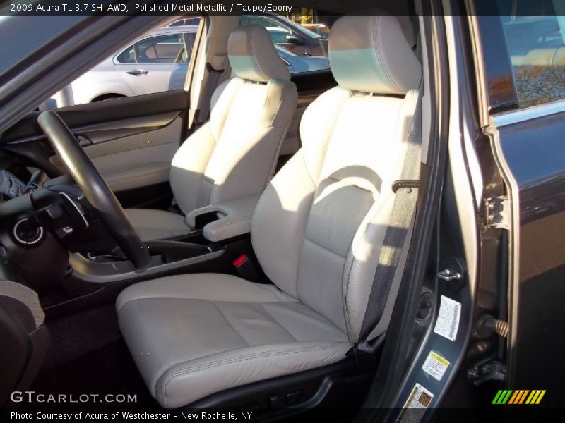 Polished Metal Metallic / Taupe/Ebony 2009 Acura TL 3.7 SH-AWD