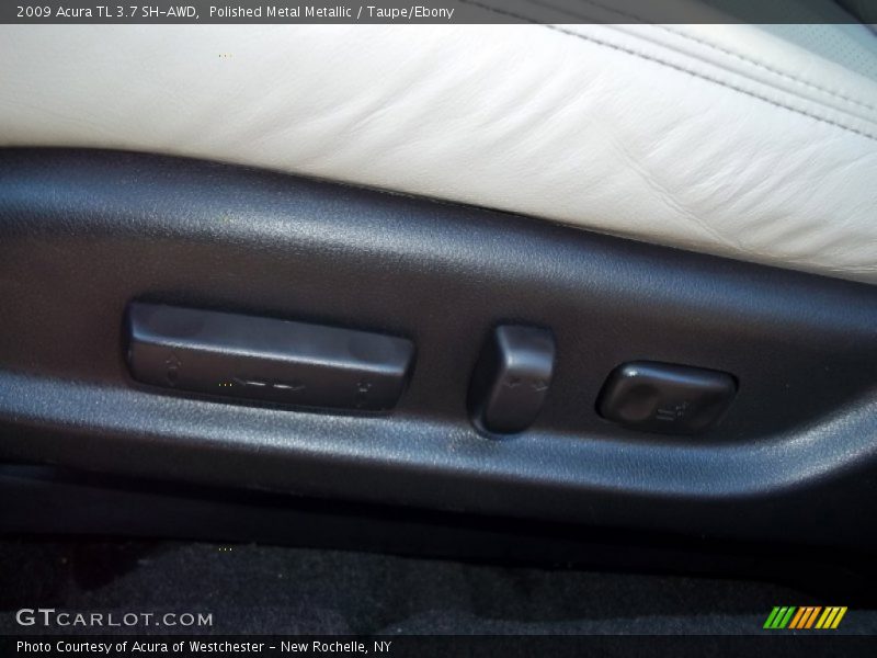 Polished Metal Metallic / Taupe/Ebony 2009 Acura TL 3.7 SH-AWD