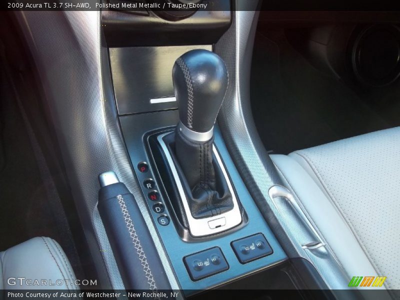 Polished Metal Metallic / Taupe/Ebony 2009 Acura TL 3.7 SH-AWD