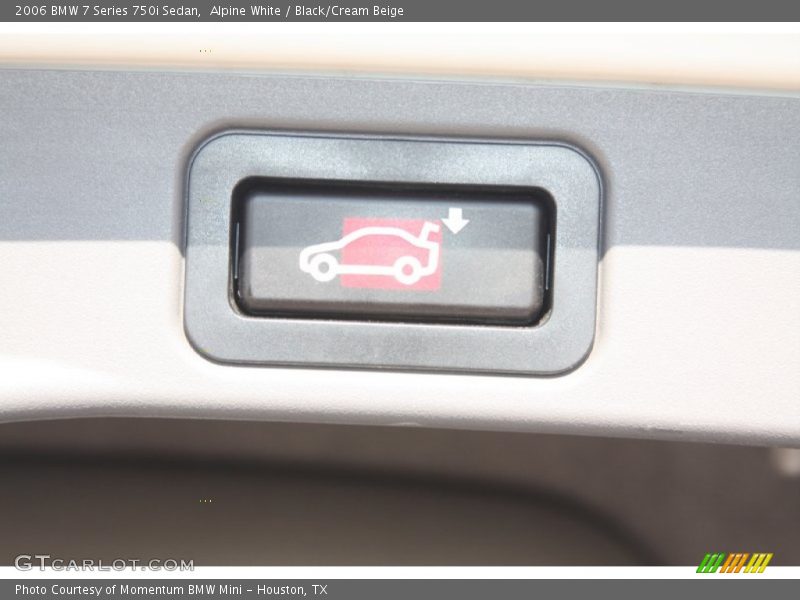 Alpine White / Black/Cream Beige 2006 BMW 7 Series 750i Sedan