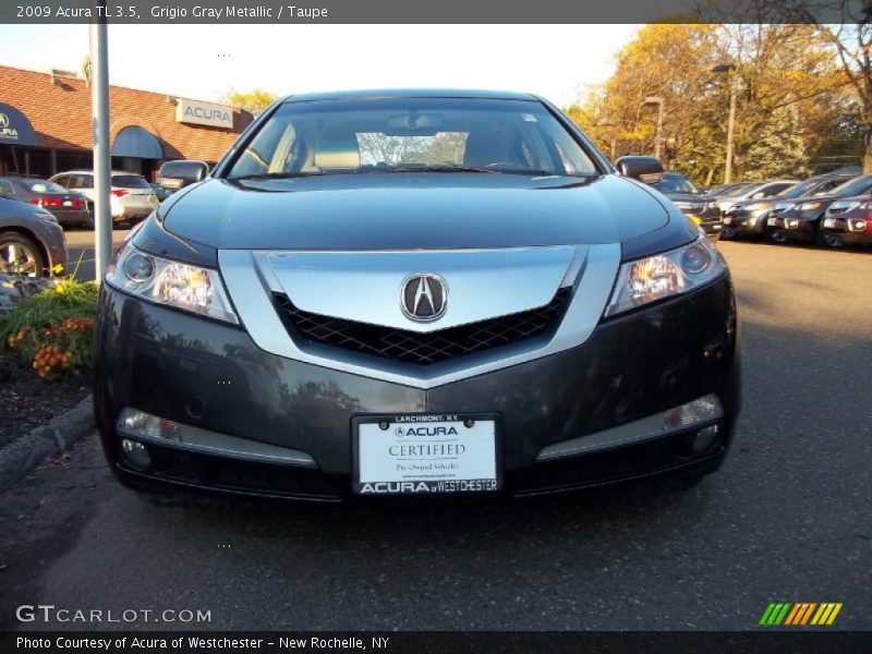 Grigio Gray Metallic / Taupe 2009 Acura TL 3.5
