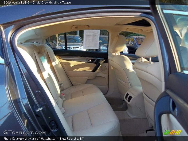 Grigio Gray Metallic / Taupe 2009 Acura TL 3.5