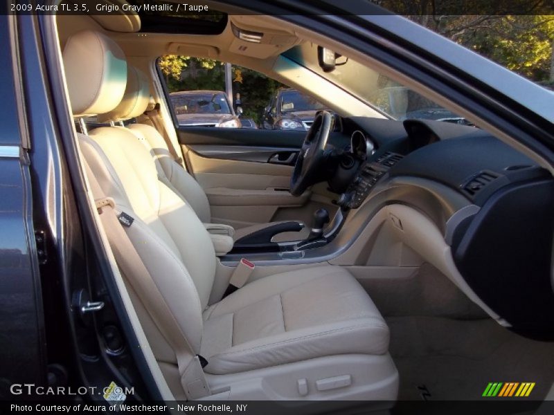 Grigio Gray Metallic / Taupe 2009 Acura TL 3.5