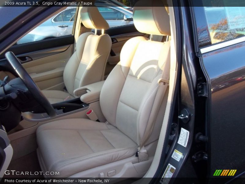 Grigio Gray Metallic / Taupe 2009 Acura TL 3.5