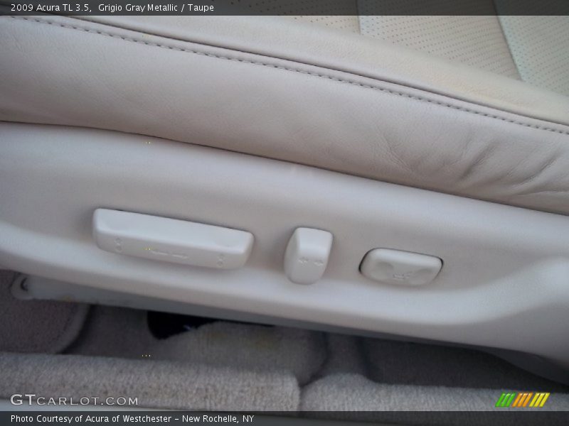 Grigio Gray Metallic / Taupe 2009 Acura TL 3.5
