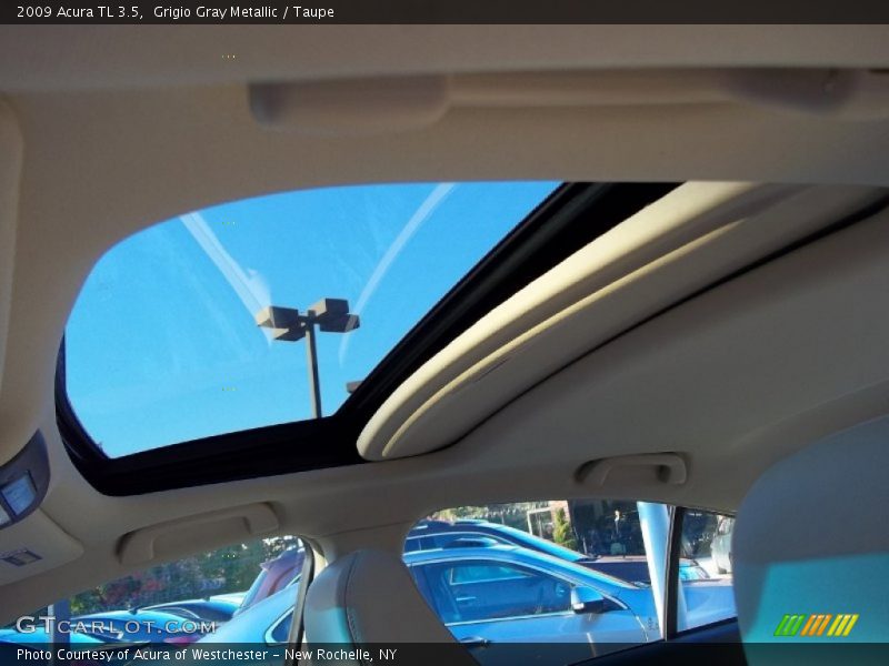 Grigio Gray Metallic / Taupe 2009 Acura TL 3.5