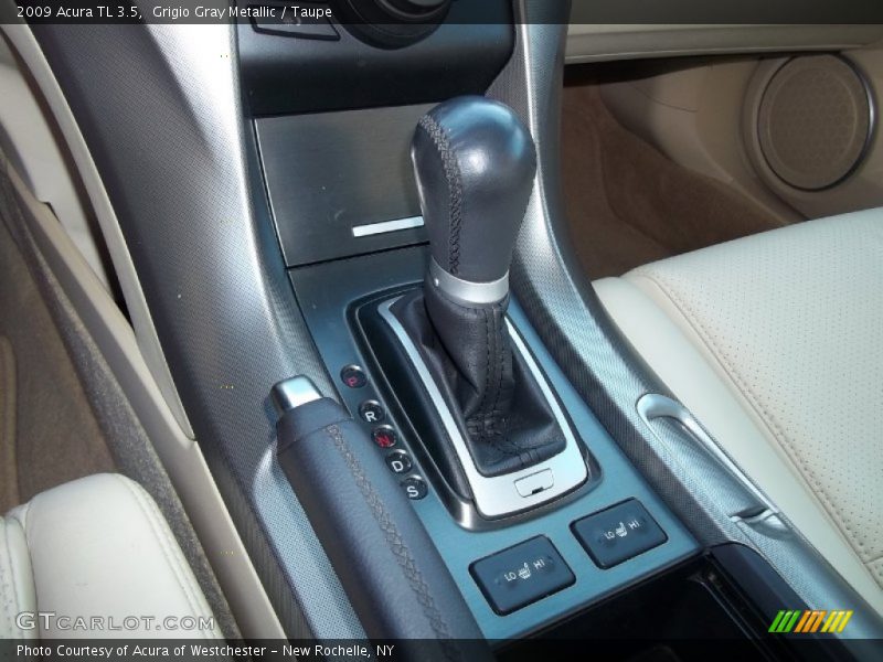 Grigio Gray Metallic / Taupe 2009 Acura TL 3.5