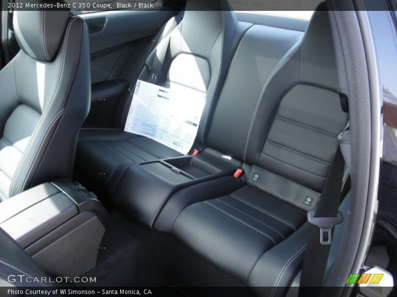 Black / Black 2012 Mercedes-Benz C 350 Coupe