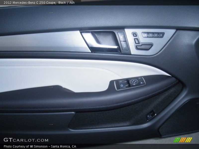 Black / Ash 2012 Mercedes-Benz C 250 Coupe
